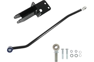 Front Adjustable Track Bar 4-6.5" Lift Compatible with 1984-2001 Jeep Cherokee XJ Panhard Rod with Relocation Bracket