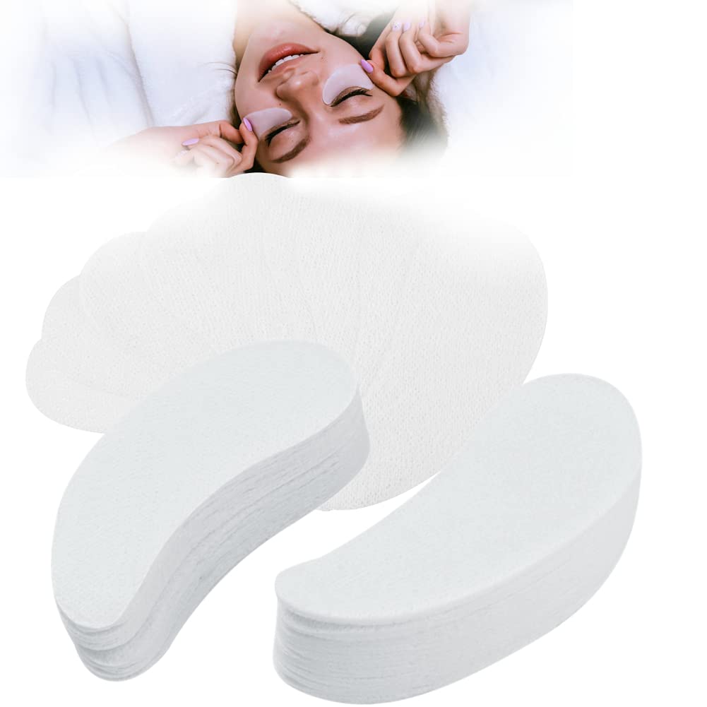 HURRISE 160 Pieces/Box Disposable Eye Pads, Isolation Eyelash Extension Pads, Under Eye Gel Pads Under Eye Mask, Eye Patches Dark Crescent Eye Mask For Dark Circles, Eye Bags