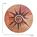 Thirstystone Spiral Sun Natural Sandstone Coaster 4 Pack Eco-Friendly, Absorbent, Easily Wipes Clean