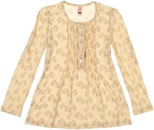 Penny Candy Girls 7-16 'Briar' Tunic 7 Deer Print/Macadamia
