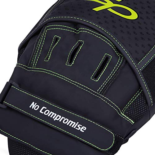 Starpro-manoplaos-de-Boxeo-Almohadillas-de-Enfoque-Curvado-Almohadillas-de-Entrenamiento-Guantes-de-Gancho-y-jab-Kick-Boxing-Artes-Marciales-de-Boxeo-Muay-Thai-Paos-de-Boxeo-Piel-sinttica-Resistente
