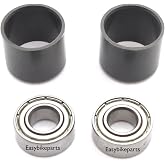 Easybikeparts DMR Pedal Service Kit Compatible with DMR Vault, V11, V12, Versa Pedals &ndash; Includes Bushes and Bearings