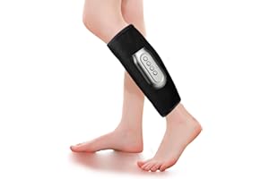 ANHAO Leg Massager.Leg Compression Massager for Circulation,3 Modes and 3 intensities of Leg Massager with Heat and air Compression for Tired and Tense Legs,Gifts for him.（Single）