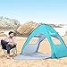 WolfWise UPF 50+ Easy Pop Up Beach Tent Sun Shelter Quick Instant Automatic Portable Sport Umbrella Baby Canopy Cabana Sun Shade