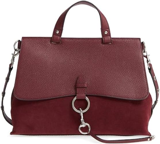 rebecca minkoff burgundy bag