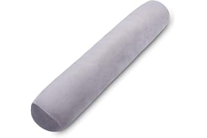 TANYOO Bolster Pillow for Bed Long Round Body Pillow for Adults Soft Support Comfortable for Side Sleepers and Pregnant Woman, Machine Washable Cover 47”x7.8”