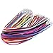 Qitian Assorted Imitation Suede Leather Necklace Cords with Lobster Clasps Ropes 18'' 20pcs