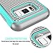 Samsung S8 Case, Galaxy S8 Case, Galaxy S VIII Case, TILL(TM) [Shock Absorption] Dual Layer Hybrid Armor Defender Protective Case Cover Shell for Samsung Galaxy S8/ S VIII 5.8Inch [Turquoise]