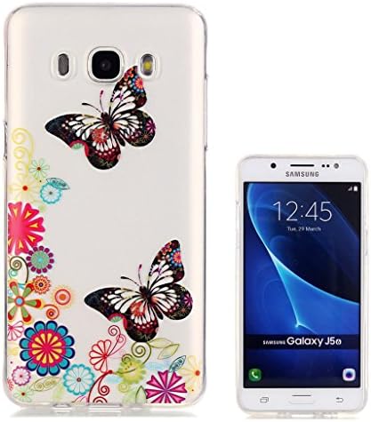 Clear Soft Flexible Style TPU Bumper Silicone Scratch-Proof Protective Slim Skin Back Case Cover for Samsung Galaxy J510FN /J5 (2016) 5.2"
