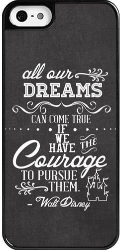 Dreams Walt Disney Quote iPhone 5 case - Custom Personalized Black Hard Plastic iphone 5/5s case