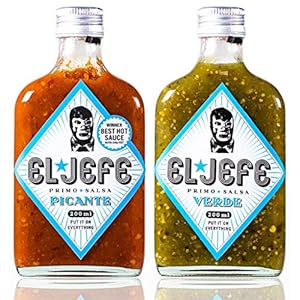 El Jefe Primo Salsa – Hot sauce 2-Pack Picante & Verde – 2x 200ml