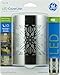 GE CoverLite LED Night Light, Decorative, Plug-In, Smart Dusk-to-Dawn Sensor, Home Decor, Ideal for Bedroom, Bathroom, Kitchen, Hallway, UL-Certified, 29845, Brushed Nickel | Floral