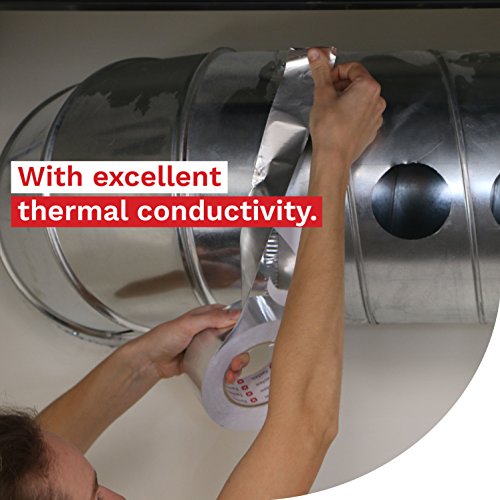 XFasten Aluminum Foil Reflective Duct Tape, 3.6 mil, 2 Inches x 55