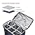 Kato 6 Bottle Wine Carrier - Insulated Wine Carrying Case Cooler Tote Bag Travel or Picnic, Perfect Wine Lover Gift, Black