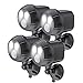 Mr. Beams MB394, 400 Lumen Version, Weatherproof Wireless Battery Powered Led Ultra Bright Spotlight with Motion Sensor, 4-Pack, Brown