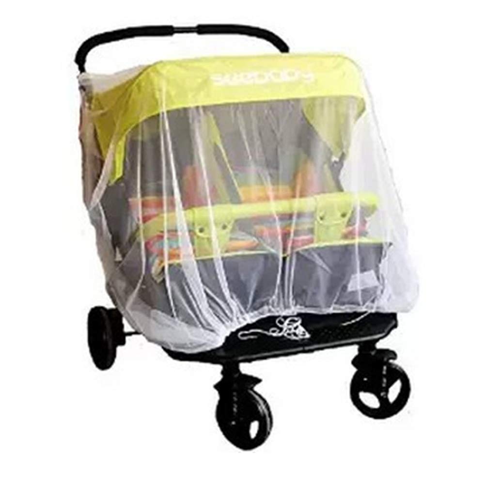 Insect Bug Netting Buggy Cover,Twin/Tandem Stroller Cover Weather Protection Mosquito Net for