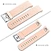For Fitbit Charge 2 Bands (3 Pack), Rose Pink, Blush Pink and White, Large