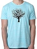 Yoga Clothing For You Mens Tree of Life Burnout Tee Shirt