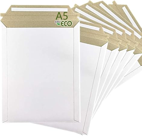 Amazon A5サイズ 厚紙封筒 10枚 定形外 規格内 梱包材 クリックポスト レターパック ダンボール 60 ゆうパケット レターケース 宅配 袋 ワンタッチ貼付テープ 開封テープ付きクッション封筒 書類封筒 ジネスネコポス 箱 メルカリ らくらく ヤフー ショッピング Amazon
