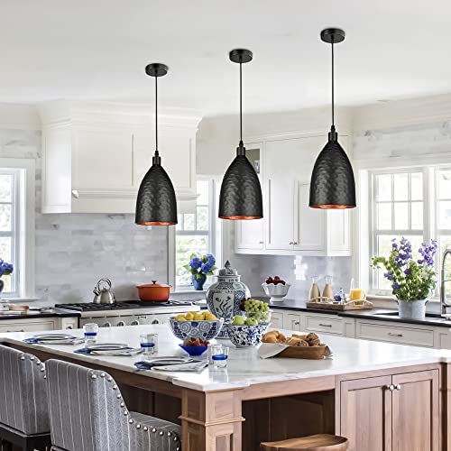 Pendant Light Black Metal Farmhouse Lighting Industrial Vintage for