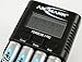 ANSMANN Individual Cell Battery Charger Powerline 4 Pro for NiMH Rechargeable Batteries AAA & AA with USB Port for Smartphone etc. - 4 Bay Universal recharger for Double A, Triple A Batteries