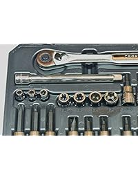Craftsman 42pc 1 4 & 3 8 Drive Bit Socket Set Incluye SAE y Métricas la nueva 34845