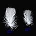 White Feather 400pcs Natural Beautiful Goose Feathers 3.15-4.72 inch for Various DIY Craft Headdress Earrings and Wedding Birthday Festival Home Party Decorations & Bridal Baby Shower