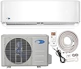 Whynter Mini Split Inverter System Full Set SEER 17 12000 BTU 230V Ductless Air Conditioner and Heat Pump