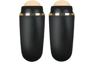 NGUP 2 PCS Oil-absorbing Volcanic Face Roller Oil Control On The Go Oil Absorbing Volcanic Face Roller Facial Oil Blotting Tool Portable Reusable Instant Results Remove Excess Shine for Oily Skin