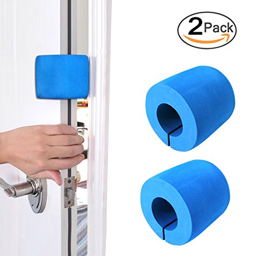 Buy Finger Pinch Door Guard (2 Pack) Foam Door Slamming Stopper for