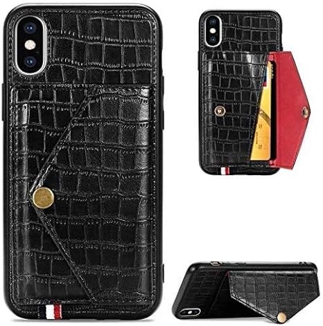 Amazon Co Jp Iphone Xs Max カードスロットとフォトフレーム パソコンの携帯電話のアクセサリ カードスロットとフォトフレーム 耐久性のあるpuレザーケース用 Iphone Xs Max Color Black ホーム キッチン
