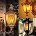 Y- STOP Flame Light Bulbs, LED Fire Light Bulb with Flickering Flame Effect, 4 Modes Halloween Decor Lights, E26 Base Upside Down Bulbs for Halloween, Christmas Decorations, Party (Yellow)