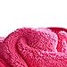 Miracle Face Erase 2 Pack Makeup Remover Face Cloths, Chemical-free, Microfiber, 6 Hair Ties (2 Count, Pink)