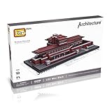 LOZ Architecture 1018 Box Set Robie House Chicago US 2115pcs Brick Building Block Toy