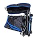 G4Free Upgraded Height Adjustable Camping Chairs, Portable Ultralight Folding Backpacking Chair Heavy Duty for Outdoor, Hiking, Picnic, BBQ with Carry Bag (Dark Blue)