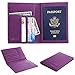 Hoobest RFID Passport Holder,Leather RFID Blocking Passport Wallet Case Cover Holder