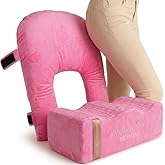 Mello Active BBL Pillow After Surgery Recovery Set – Doctor-Recommended BBL Pillow with Back Support Cushion – Firm, Lightweight & Portable – Ultimate Comfort for Home, Car & Office Pink