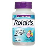 Rolaids Ultra Strength Chewable Tablets 72 Count (Pack of 2 Bottles)