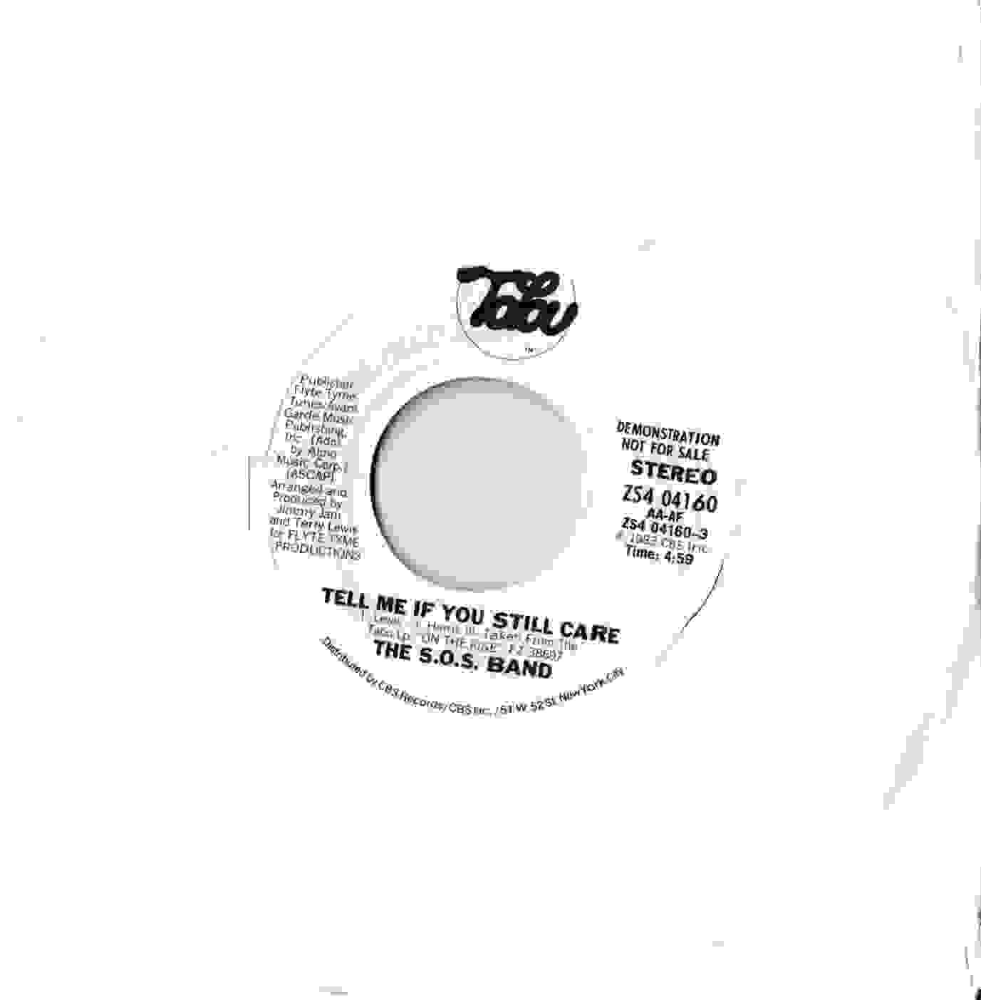 THE S.O.S. BAND TELL ME IF YOU STILL CARE / TELL ME IF