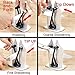 Knife Sharpener,Bavarian Edge Knife Sharpener As Seen on TV Kitchen Knife Sharpener Blade Sharpener Chef Knife Sharpener (Sliver)