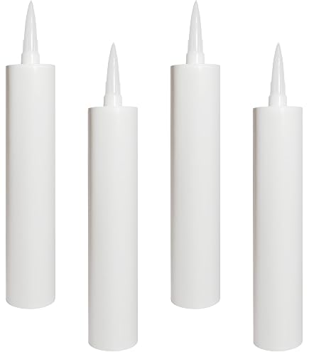Reusable Empty Caulk Tube - REFILLABLE CAULKING Cartridge 10 oz. - 3 Pack - Made