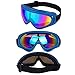 Ski Goggles Snowboard Adjustable UV Protective Motorcycle Goggles Outdoor Tactical Glasses Dust-proof Protective Combat Goggles Military Sunglasses Outdoor Activities Protective Glasses Blue Goggle