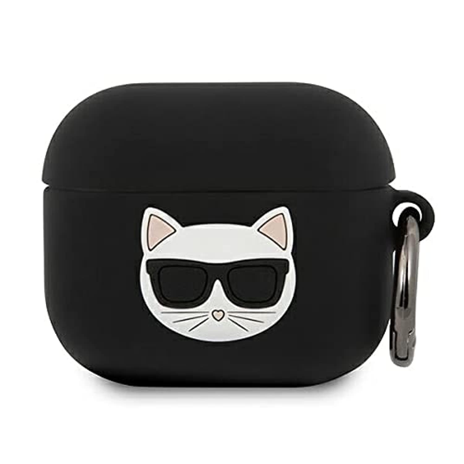 Silicone Traseira Karl Lagerfeld Klaca3silchbk Airpods 3 Cover Preto/Preto Choupette