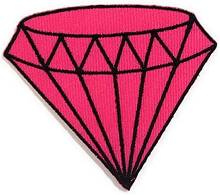 Pink Diamond_Cloth Sticker for Laptops, Tablets, Lockers, Notebooks. It is REUSABLE, you can remove and use it with a new surface you like again and again with no adhesive residu by OliveTH