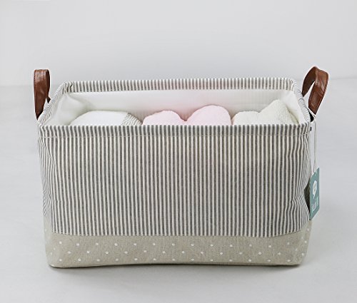 iwill CREATE PRO Newspaper/Magazine Storage Basket, Pack of 3, Beige