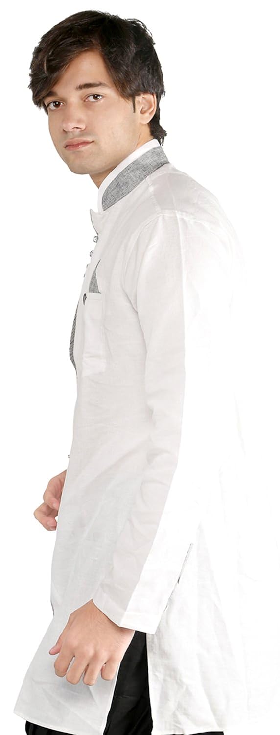 new looks men's linen kurta