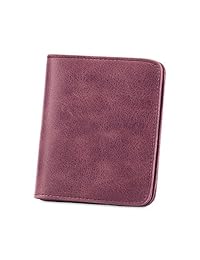 Kattee RFID - Monedero de piel plegable para mujer