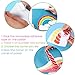 Pin The Horn On The Unicorn Party Game for Kids, Decor and Favors for Girl Birthday | Included Large Unicorn Poster (21