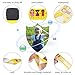 Yillsen Child Safety ID Wristband,Waterproof Kids Safety Bracelet,Anti Lost ID Wristband,Reusable SOS Bracelet for Boys and Girls