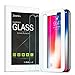 Zeesa iPhone X Screen Protector, [2 Pack] Case Friendly Tempered Glass Screen Protector with [Easy Installation Guide Frame ] [2.5D] [Premium Clarity] [Anti- Scratch] [Bubble-Free] for Apple iPhone X